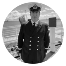 Image of Sean Whelan in Royal Navy Uniform